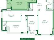 Satılır 3 otaqlı yeni tikili 110.4 m², Nizami m., photo 3 from 8