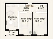 Satılır 2 otaqlı yeni tikili 78.4 m², photo 5 from 5