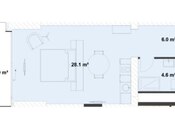 Продаётся 1-комн. новостройка 56.3 м², пос. Sea Breeze, photo 2 from 5