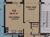Продаётся 1-комн. новостройка 68.4 м², м. Кара Караев, photo 2 from 5