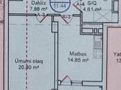 Satılır 2 otaqlı yeni tikili 51.4 m², Qara Qarayev m., photo 3 from 6