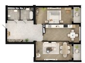Продаётся 2-комн. новостройка 117.2 м², м. Кероглу, photo 3 from 6