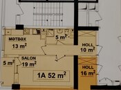 Satılır 2 otaqlı yeni tikili 51 m², Qara Qarayev m., photo 7 from 7