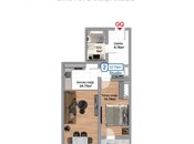 Satılır 1 otaqlı yeni tikili 57.6 m², Abşeron r., photo 4 from 8