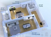 Satılır 2 otaqlı yeni tikili 49.5 m², Abşeron r., photo 5 from 8