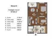 Satılır 3 otaqlı yeni tikili 57 m², Məmmədli q., photo 2 from 5