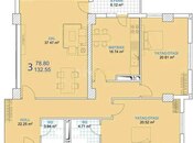 Продается 3-комн. новостройка 133 м², м. Нариман Нариманов, photo 2 from 5