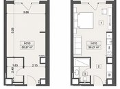 Satılır 1 otaqlı yeni tikili 50.2 m², Sea Breeze q., photo 3 from 8
