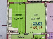Satılır 1 otaqlı yeni tikili 66 m², Neftçilər m., photo 4 from 7