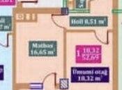 Продаётся 2-комн. новостройка 55 м², м. Кара Караев, photo 2 from 6