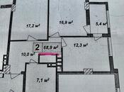 Satılır 2 otaqlı yeni tikili 69 m², Qara Qarayev m., photo 2 from 8