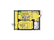 Satılır 2 otaqlı yeni tikili 58.1 m², Nardaran q., photo 7 from 7
