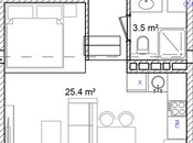 Satılır 1 otaqlı yeni tikili 52.2 m², Nardaran q., photo 8 from 8
