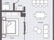 Satılır 2 otaqlı yeni tikili 74 m², Sea Breeze q., photo 8 from 8