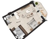 Satılır 1 otaqlı yeni tikili 61.4 m², Nardaran q., photo 8 from 8
