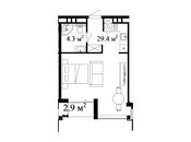 Satılır 1 otaqlı yeni tikili 44.2 m², Nardaran q., photo 6 from 6