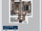 Satılır 2 otaqlı yeni tikili 60 m², Koroğlu m., photo 2 from 4