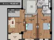 Satılır 3 otaqlı yeni tikili 96 m², Nərimanov r., photo 2 from 8