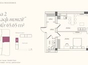 Satılır 1 otaqlı yeni tikili 65.6 m², Badamdar q., photo 5 from 6