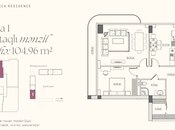 Продаётся 2-комн. новостройка 104.9 м², пос. Бадамдар, photo 6 from 6
