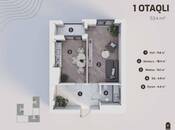 Продаётся 1-комн. новостройка 54 м², м. Улдуз, photo 5 from 8