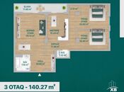 Продаётся 3-комн. новостройка 140 м², Сабунчинский  р., photo 5 from 8