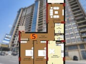 Satılır 3 otaqlı yeni tikili 140 m², Həzi Aslanov m., photo 2 from 8