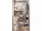 Продаётся 1-комн. новостройка 38.4 м², пос. Нардаран, photo 3 from 8