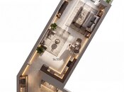Продаётся 1-комн. новостройка 64 м², пос. Нардаран, photo 3 from 8