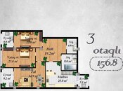 Satılır 3 otaqlı yeni tikili 157 m², Gənclik m., photo 2 from 8