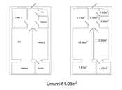 Satılır 3 otaqlı köhnə tikili 61 m², Gənclik m., photo 2 from 8