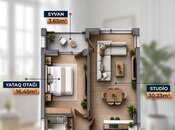 Satılır 2 otaqlı yeni tikili 57.7 m², photo 2 from 4