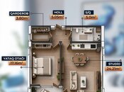 Продаётся 2-комн. новостройка 58.9 м², photo 2 from 4
