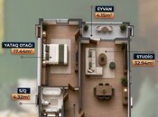 Satılır 2 otaqlı yeni tikili 69.4 m², photo 2 from 4