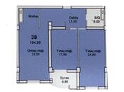 Продаётся 3-комн. новостройка 105 м², м. Ахмедлы, photo 3 from 8