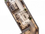 Продаётся 1-комн. новостройка 62.8 м², пос. Нардаран, photo 2 from 8