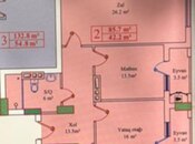 Satılır 2 otaqlı yeni tikili 85.7 m², Həzi Aslanov m., photo 2 from 5