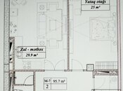Satılır 2 otaqlı yeni tikili 95.7 m², Nizami m., photo 4 from 8