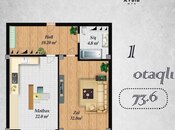 Satılır 2 otaqlı yeni tikili 73.6 m², Gənclik m., photo 2 from 8