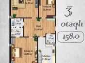 Satılır 3 otaqlı yeni tikili 160 m², Gənclik m., photo 2 from 8