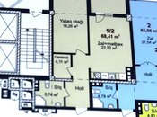 Satılır 1 otaqlı yeni tikili 68 m², Qara Qarayev m., photo 3 from 8
