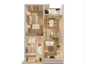 Satılır 2 otaqlı yeni tikili 82 m², Ağ şəhər q., photo 4 from 4