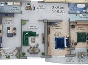 Продаётся 3-комн. новостройка 149.8 м², м. Иншаатчылар, photo 2 from 8