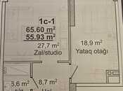 Satılır 2 otaqlı yeni tikili 65.6 m², 20 Yanvar m., photo 3 from 7