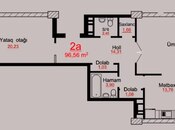 Продаётся 3-комн. новостройка 107 м², м. Элмляр Академиясы, photo 3 from 4