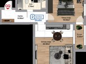 Продаётся 2-комн. новостройка 62.6 м², photo 4 from 7