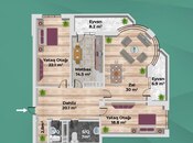 Satılır 3 otaqlı yeni tikili 133.2 m², Həzi Aslanov m., photo 2 from 8