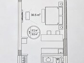 Satılır 1 otaqlı yeni tikili 57.2 m², Sea Breeze q., photo 2 from 4