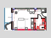 Продается 1-комн. новостройка 41 м², пос. Нардаран, photo 8 from 8
