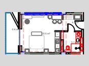 Продается 1-комн. новостройка 42.9 м², пос. Нардаран, photo 8 from 8